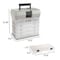 Leisure Sports Storage Toolbox, Durable Organizer Utility Box 4 Drawers, 19 Compartments Each for Supplies, (Gray) 734069QMY - alternate 2